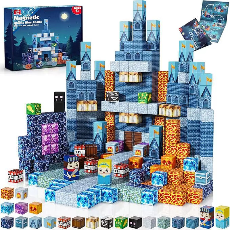Mine World Magnetic Building Blocks
