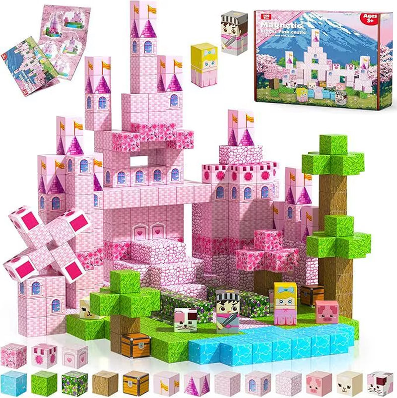 Mine World Magnetic Building Blocks