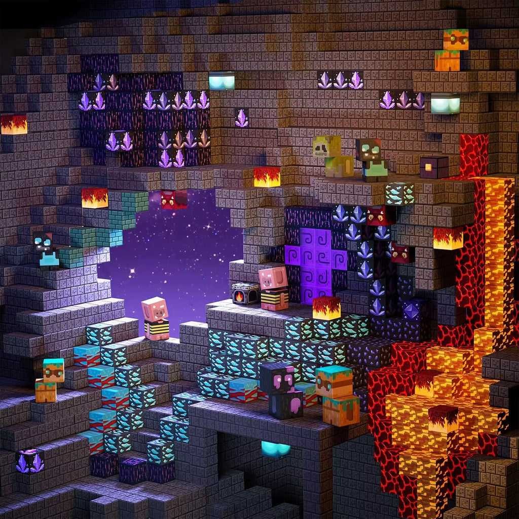 Mine World Magnetic Building Blocks