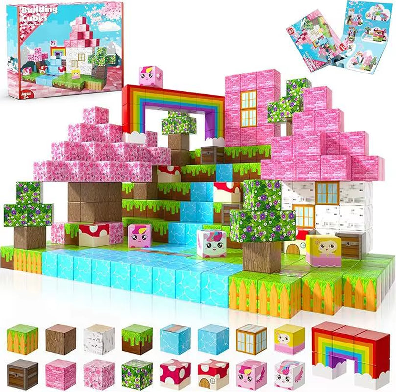 Mine World Magnetic Building Blocks